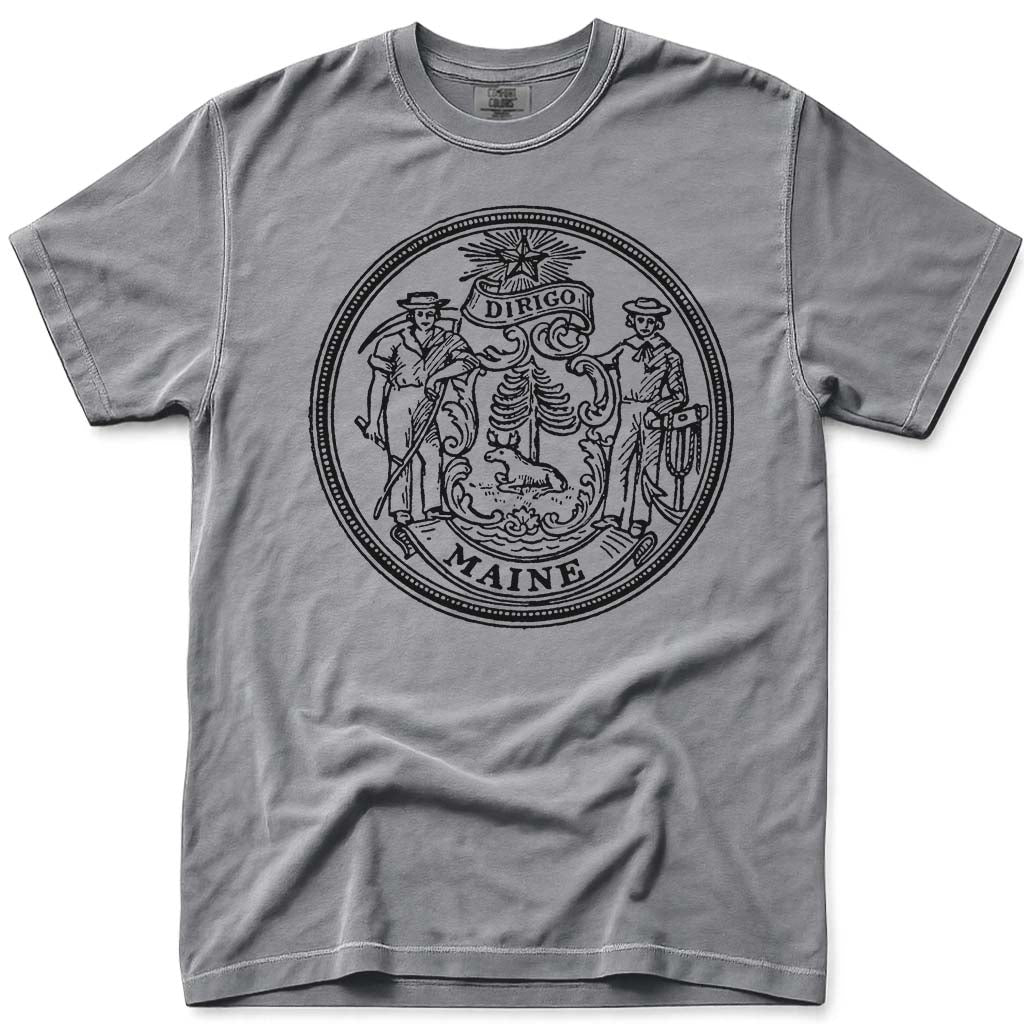 Maine Dirigo Seal Logo T Shirt