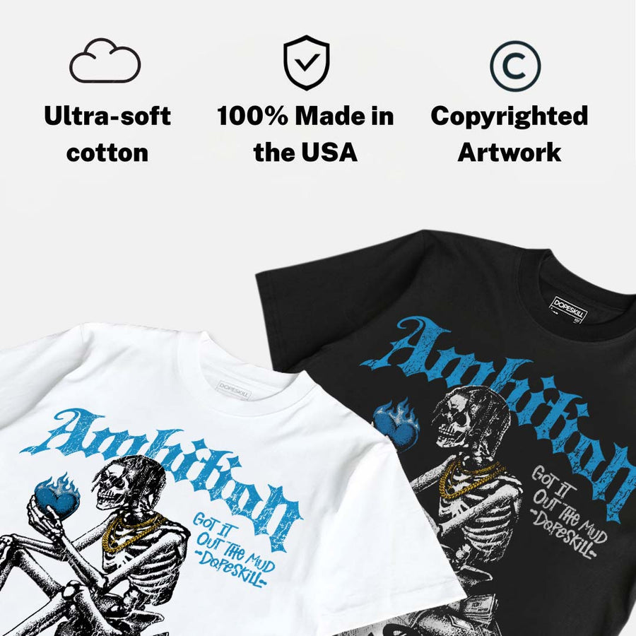 Military Blue 4s DopeSkill T-Shirt Ambition Graphic