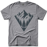 Mountain Forest Scene Camping Hiking Nature Outdoor T-Shirt