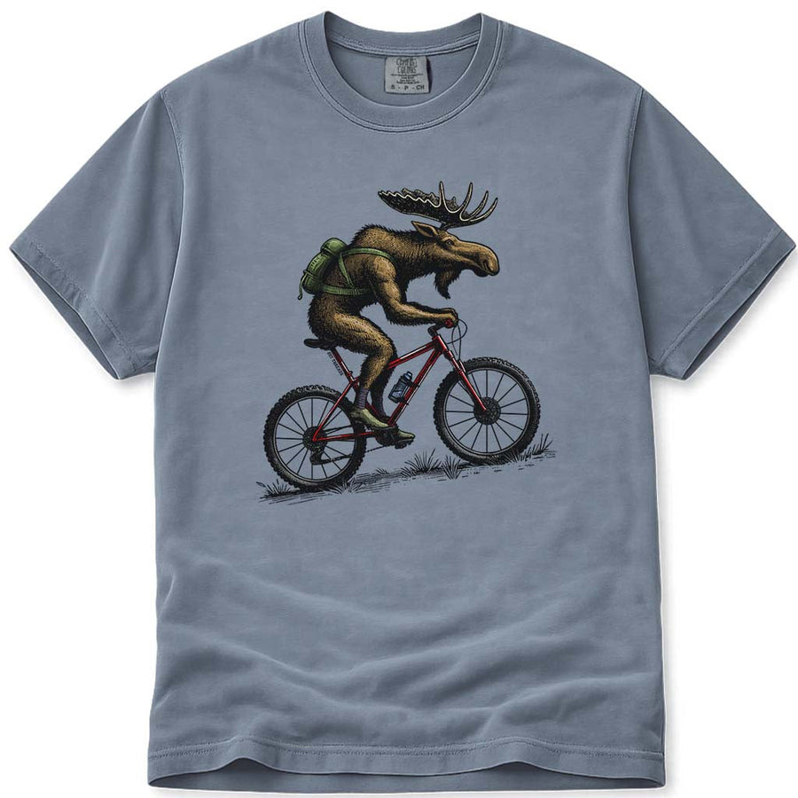 Mountain Bike Moose T Shirt