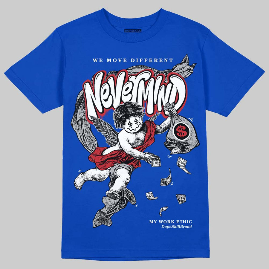 “True Blue” 3s DopeSkill T-Shirt Nevermind Graphic