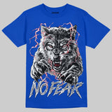 “True Blue” 3s DopeSkill T-Shirt No Fear Graphic