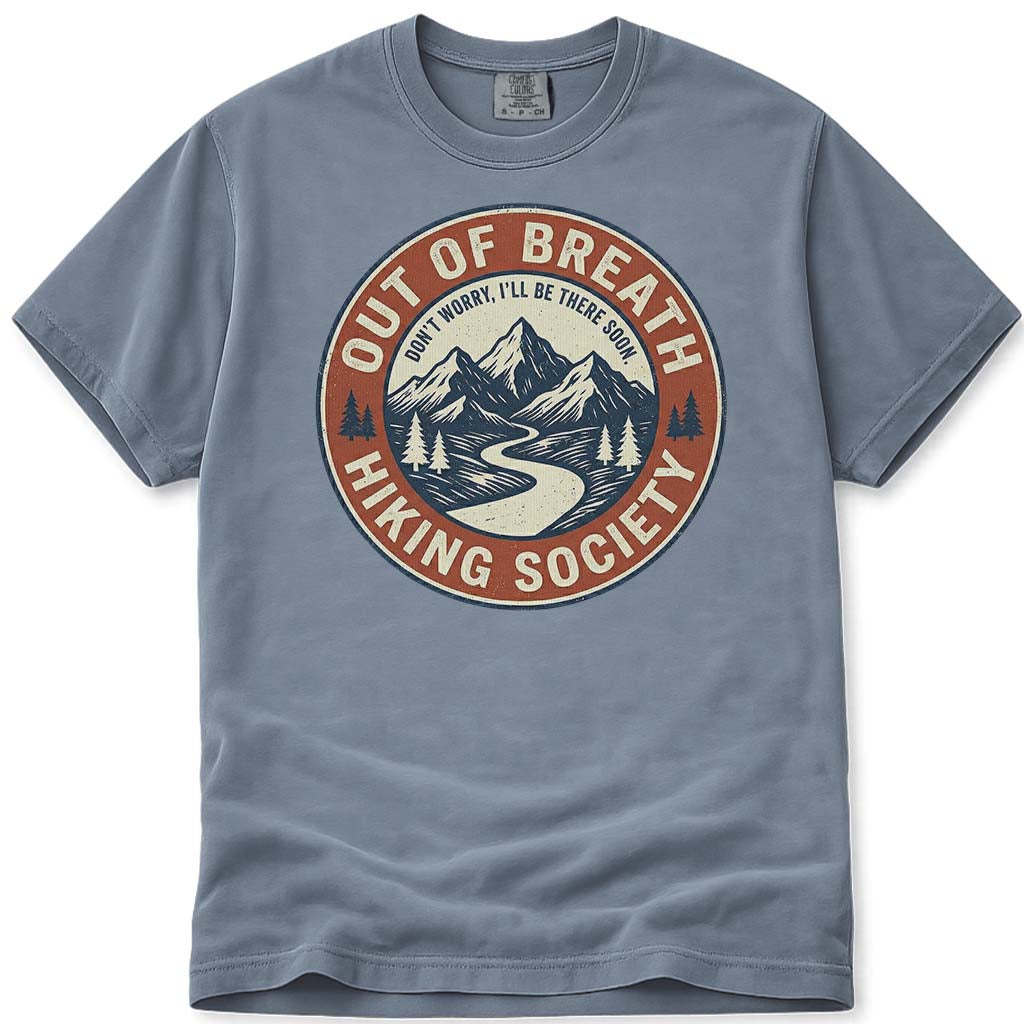 Out Of Breath Hiking Society Tee
