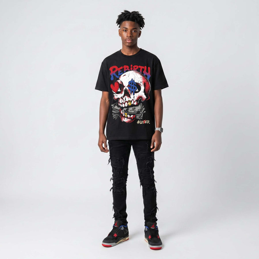 Rare Air 4s DopeSkill T-Shirt Rebirth Graphic