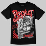 Red Cement 4S DopeSkill T-Shirt Pocket Change Graphic