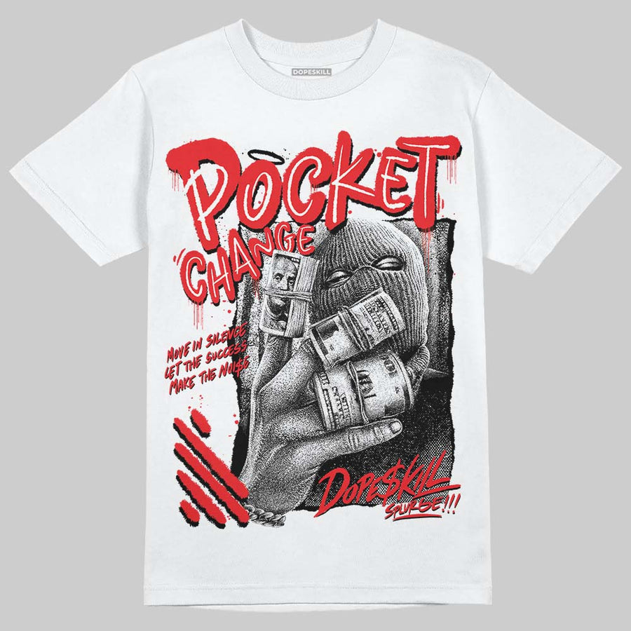 Red Collection DopeSkill T-Shirt Pocket Change Graphic