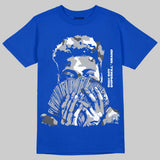 True Blue 3s DopeSkill T-Shirt Rich Boy Camo Graphic