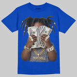 “True Blue” 3s DopeSkill T-Shirt Rich Youth Graphic