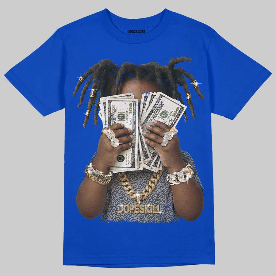 “True Blue” 3s DopeSkill T-Shirt Rich Youth Graphic