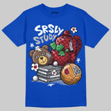 “True Blue” 3s DopeSkill T-Shirt SRSLY Study Graphic