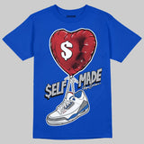“True Blue” 3s DopeSkill T-Shirt Self Made Graphic