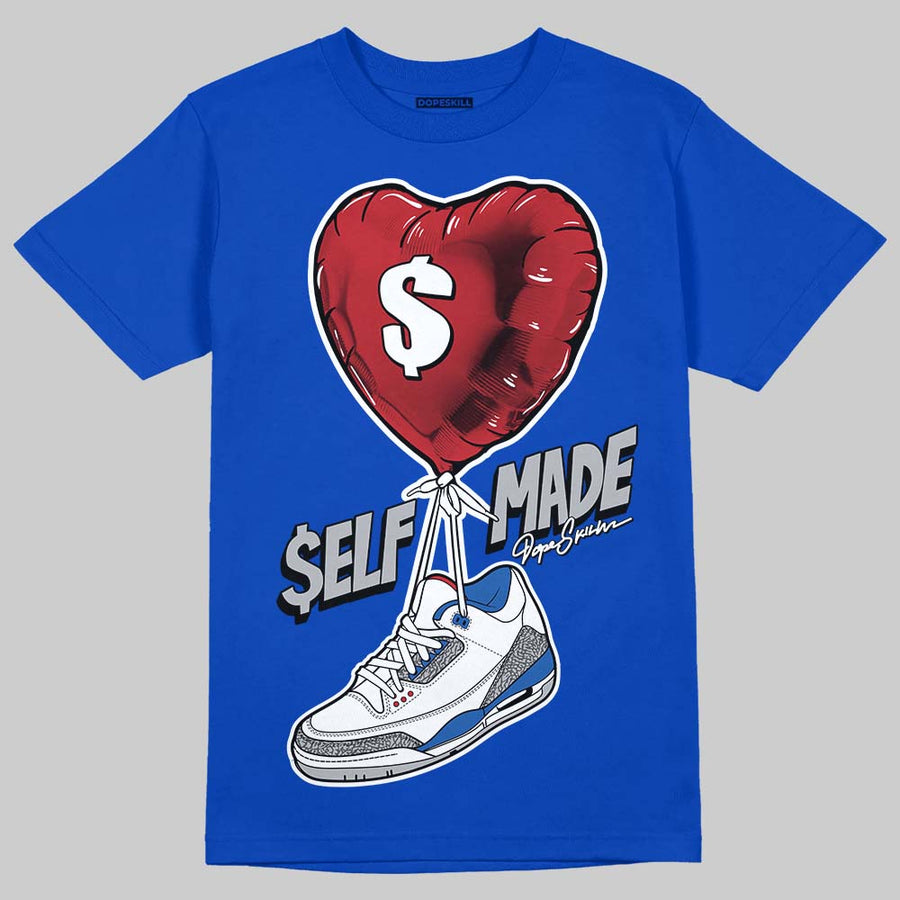 “True Blue” 3s DopeSkill T-Shirt Self Made Graphic