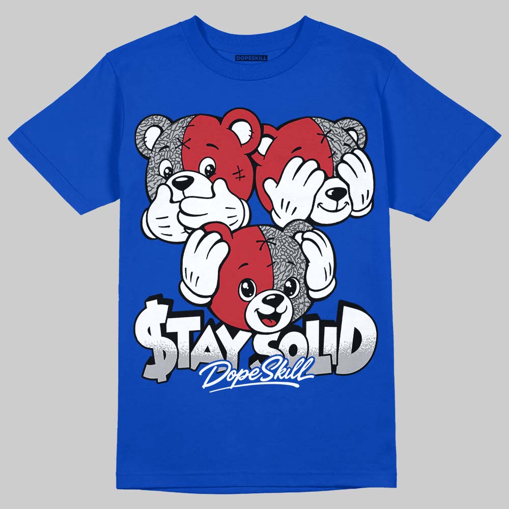 “True Blue” 3s DopeSkill T-Shirt Stay Solid Graphic