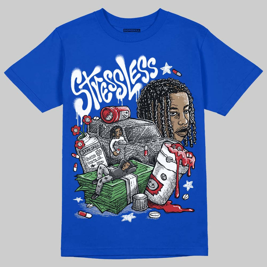 “True Blue” 3s DopeSkill T-Shirt Stressless Graphic