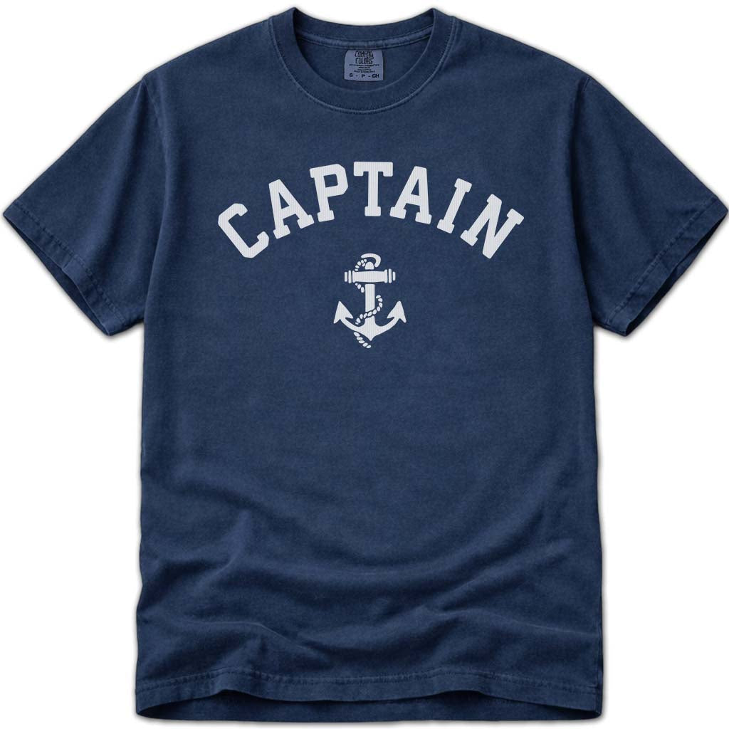 The Captain Shirt Nautical Boating Anchor Tee