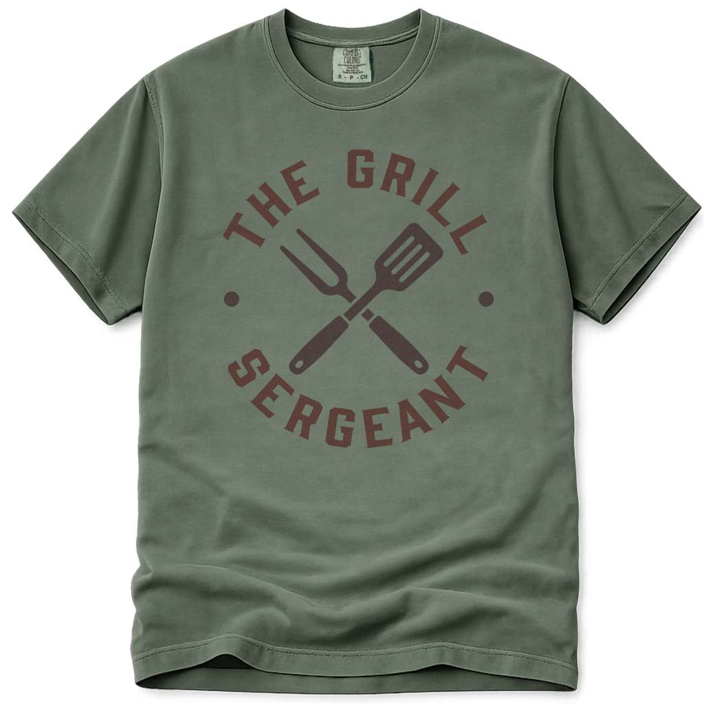 The Grill Sergeant Military Dad Tee