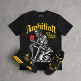 Black Tour Yellow AJ 4 Thunder DopeSkill T-Shirt Ambition Graphic