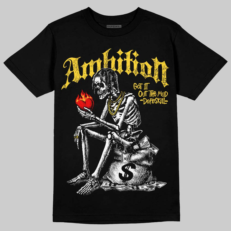 Black Tour Yellow AJ 4 Thunder DopeSkill T-Shirt Ambition Graphic