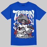“True Blue” 3s DopeSkill T-Shirt Trippin Graphic