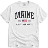 USA Patriotic Maine T Shirt