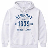 Stenciled Newport RI Sailing Hoodie