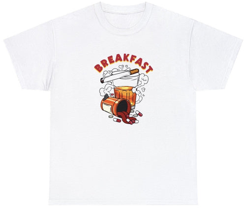 Breakfast Whiskey Cigarette Tee