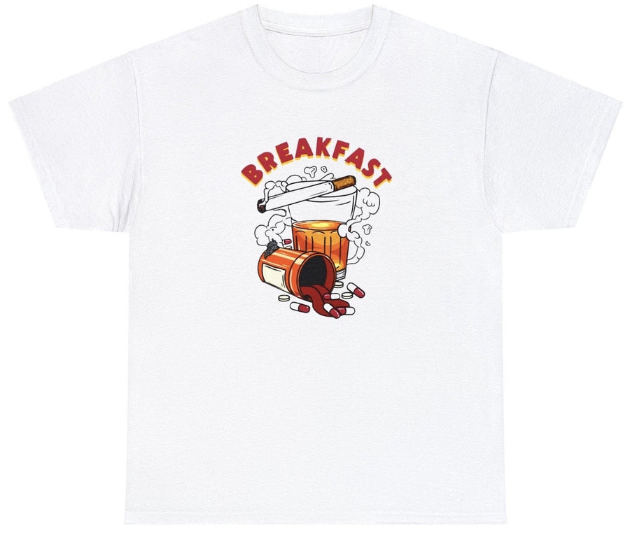 Breakfast Whiskey Cigarette Tee