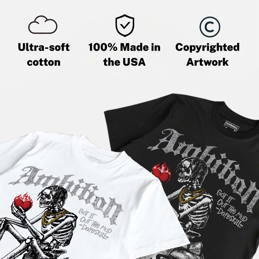 White Cement 4s DopeSkill T-Shirt Ambition Graphic