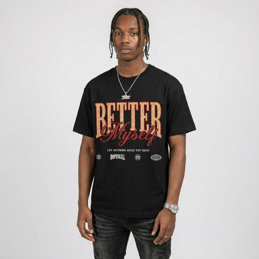 'Orange Citrus' 3s DopeSkill T-Shirt Better Myself Graphic