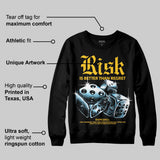 Yellow 'Risk Is Better Than Regret' DopeSkill Graphic Sweatshirt