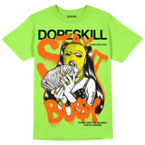 Neon Green Collection DopeSkill Neon Green T-shirt Stay It Busy Graphic