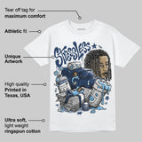 Summit White Navy 4s DopeSkill T-Shirt Stressless Graphic