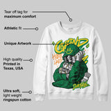 Green 'Grind Pray' DopeSkill Graphic Sweatshirt
