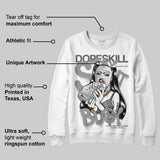 Wolf Grey 5s DopeSkill Sweatshirt Stay It Busy Graphic