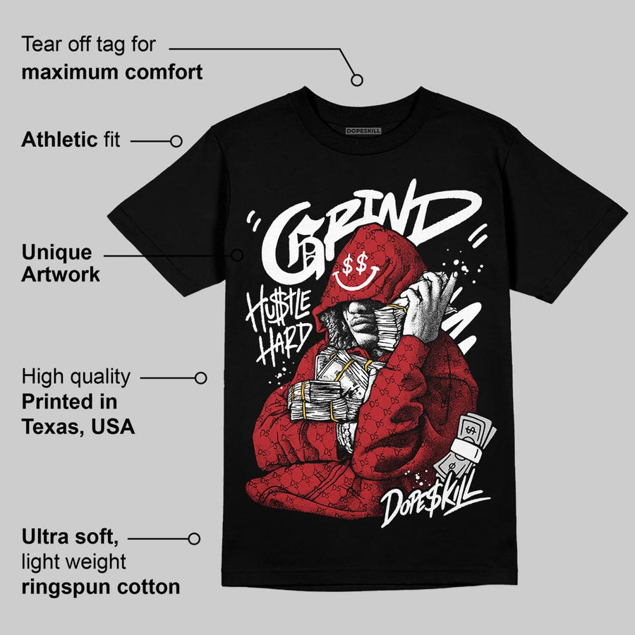 Black/White 'Grind Pray' DopeSkill Graphic T-Shirt