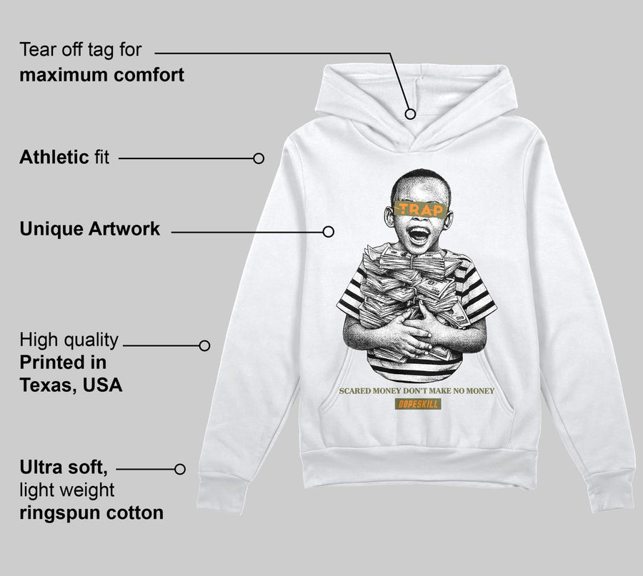 Olive 'Scared Money Don't Make No Money' DopeSkill Graphic Hoodie