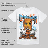 Orange Black White DopeSkill T-Shirt Drip Harder Graphic