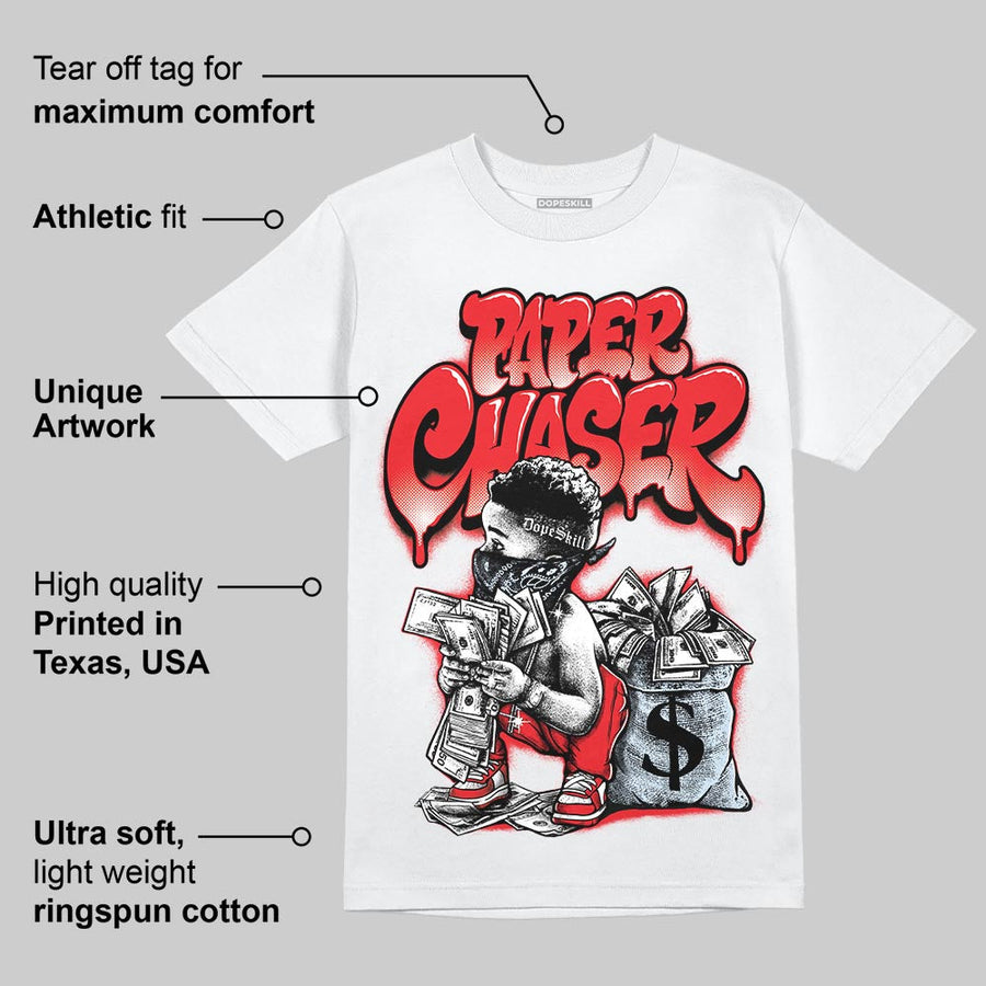 Cherry 11s DopeSkill T-Shirt Paper Chaser Boy Graphic
