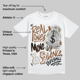 NB 2010 “Pecan” DopeSkill T-Shirt Real Ones Move In Silence Graphic