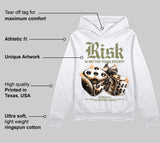 Olive 'Risk Is Better Than Regret' DopeSkill Graphic Hoodie