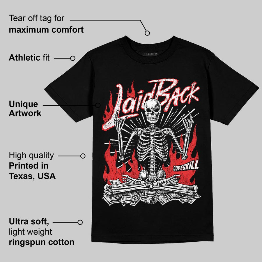 Black/White 'Laid Back' DopeSkill Graphic T-Shirt