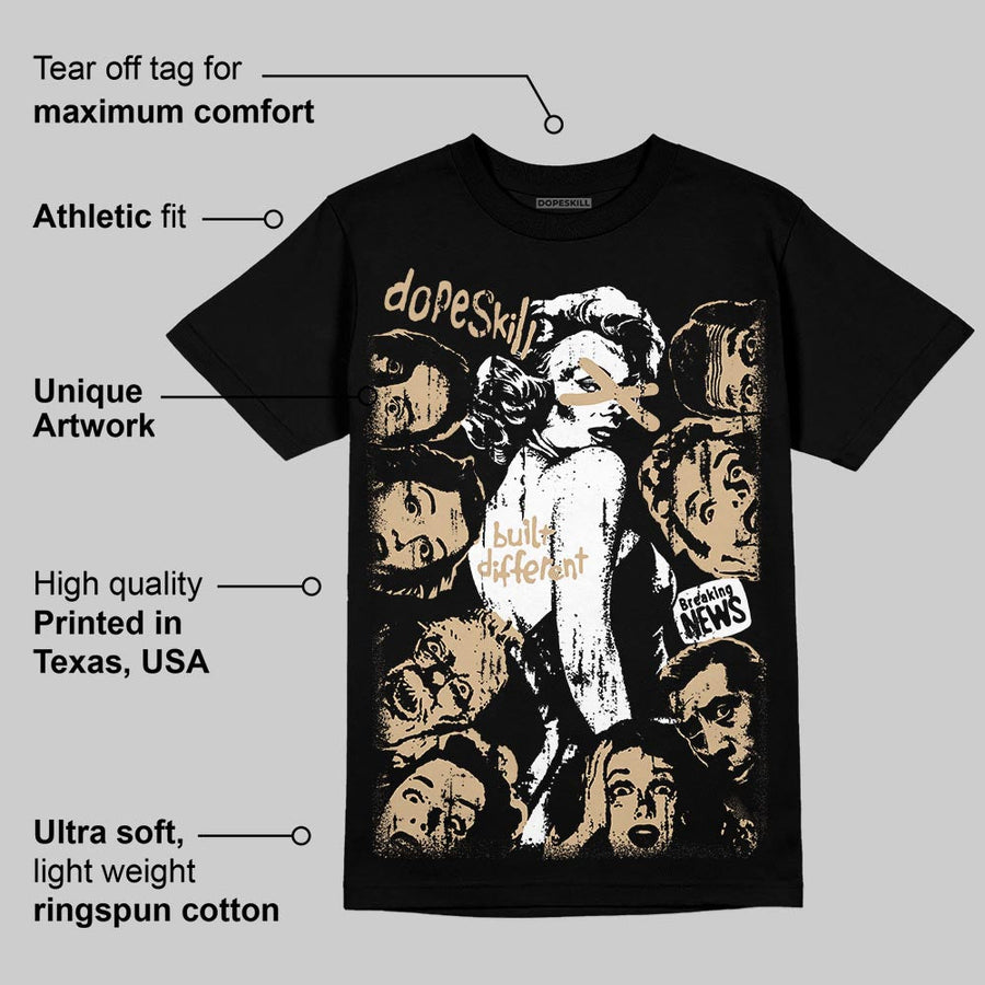 TAN Collection DopeSkill T-Shirt Built Different Graphic
