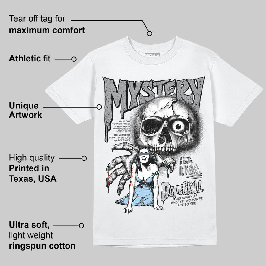 Wolf Grey 5s DopeSkill T-Shirt Mystery Ghostly Grasp Graphic