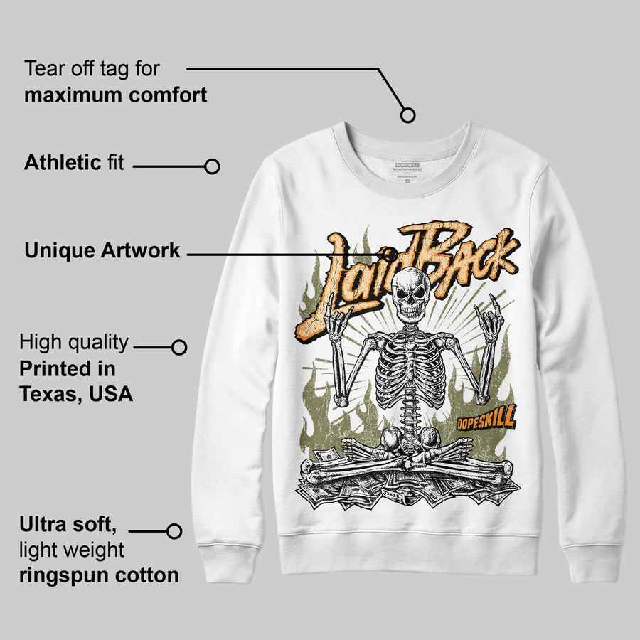 Olive 'Laid Back' DopeSkill Graphic Sweatshirt