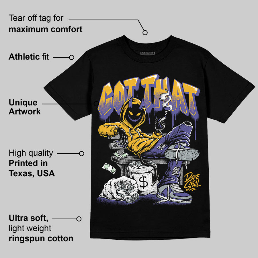 Lakers 4s DopeSkill T-Shirt Got That Graphic