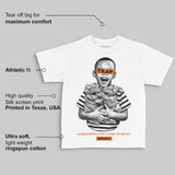 Orange 'Scared Money Don't Make No Money' DopeSkill Graphic Toddler Kids T-shirt