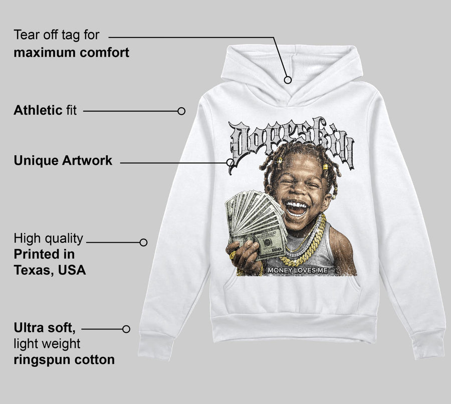 Grey 'Money Loves Me' DopeSkill Graphic Hoodie