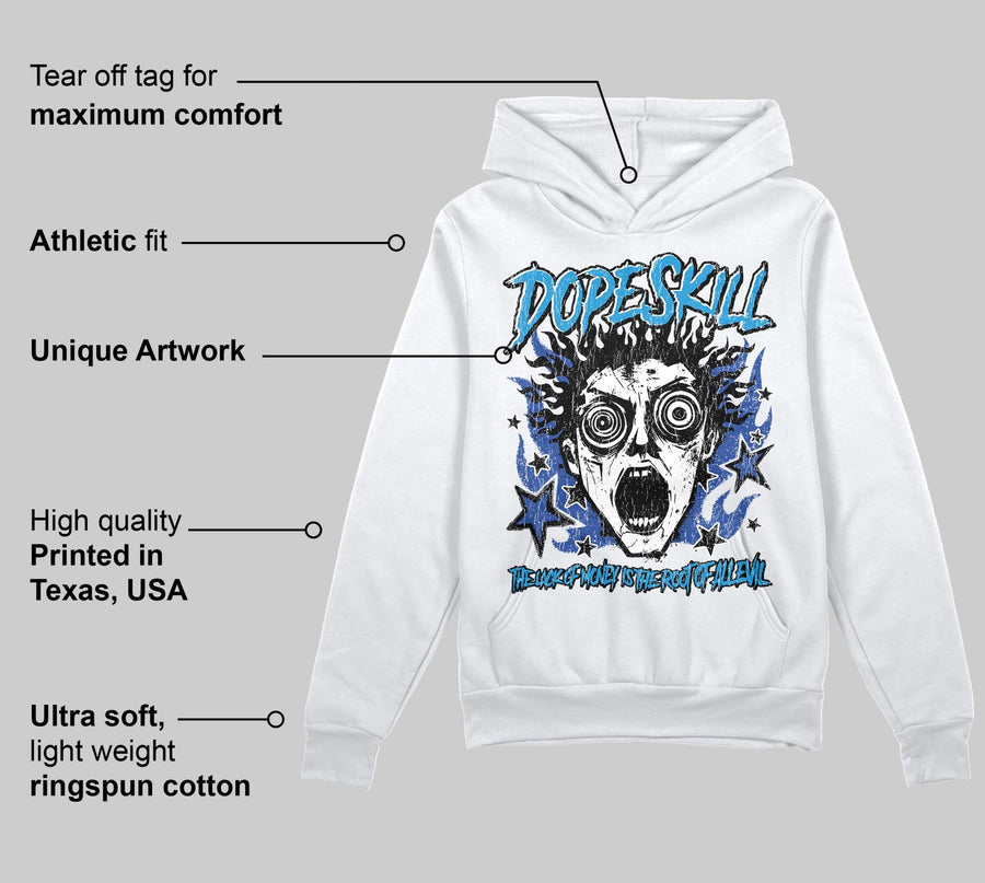 Royal Blue Collection DopeSkill Hoodie Sweatshirt Root of Evil Graphic