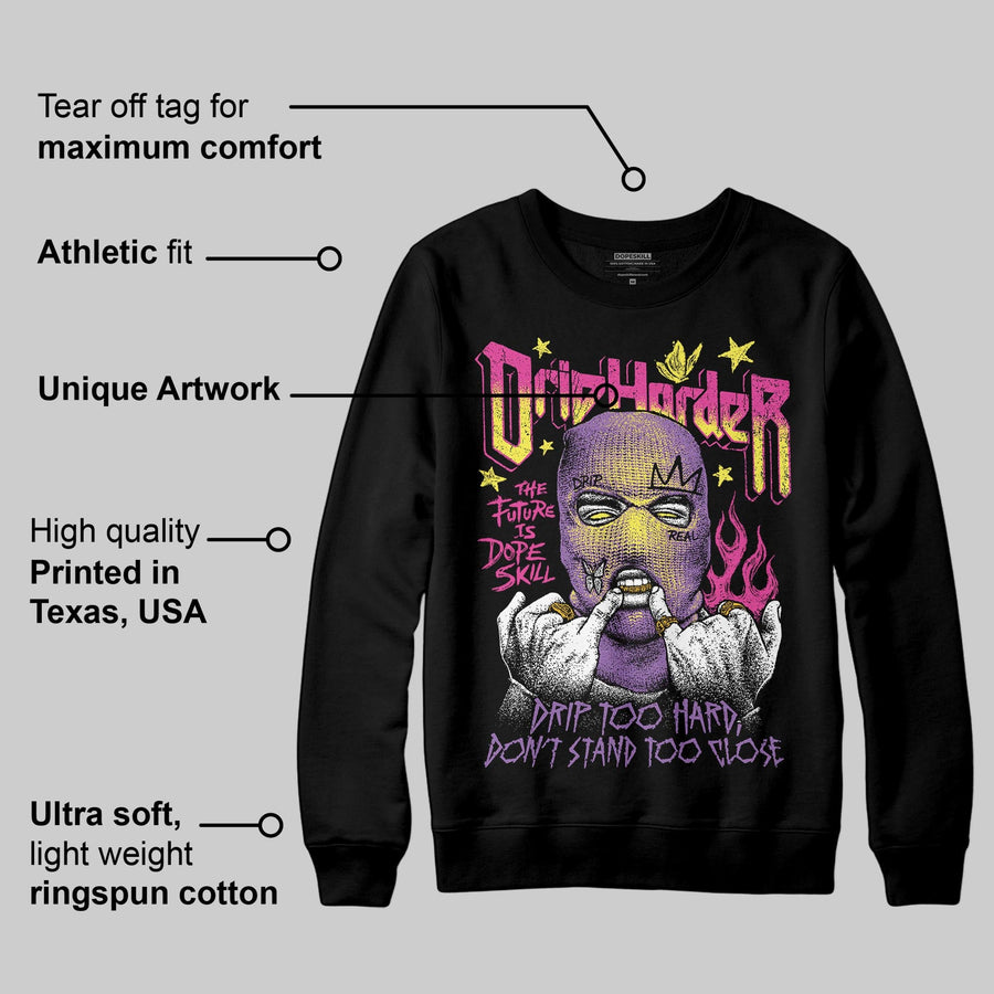 PURPLE Collection DopeSkill Sweatshirt Drip Harder Graphic
