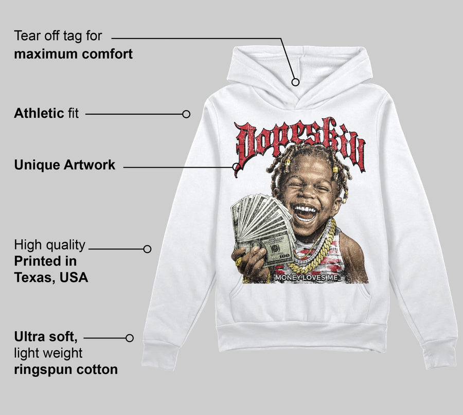 Bugs Bunny 8s DopeSkill Hoodie Sweatshirt Money Loves Me Graphic